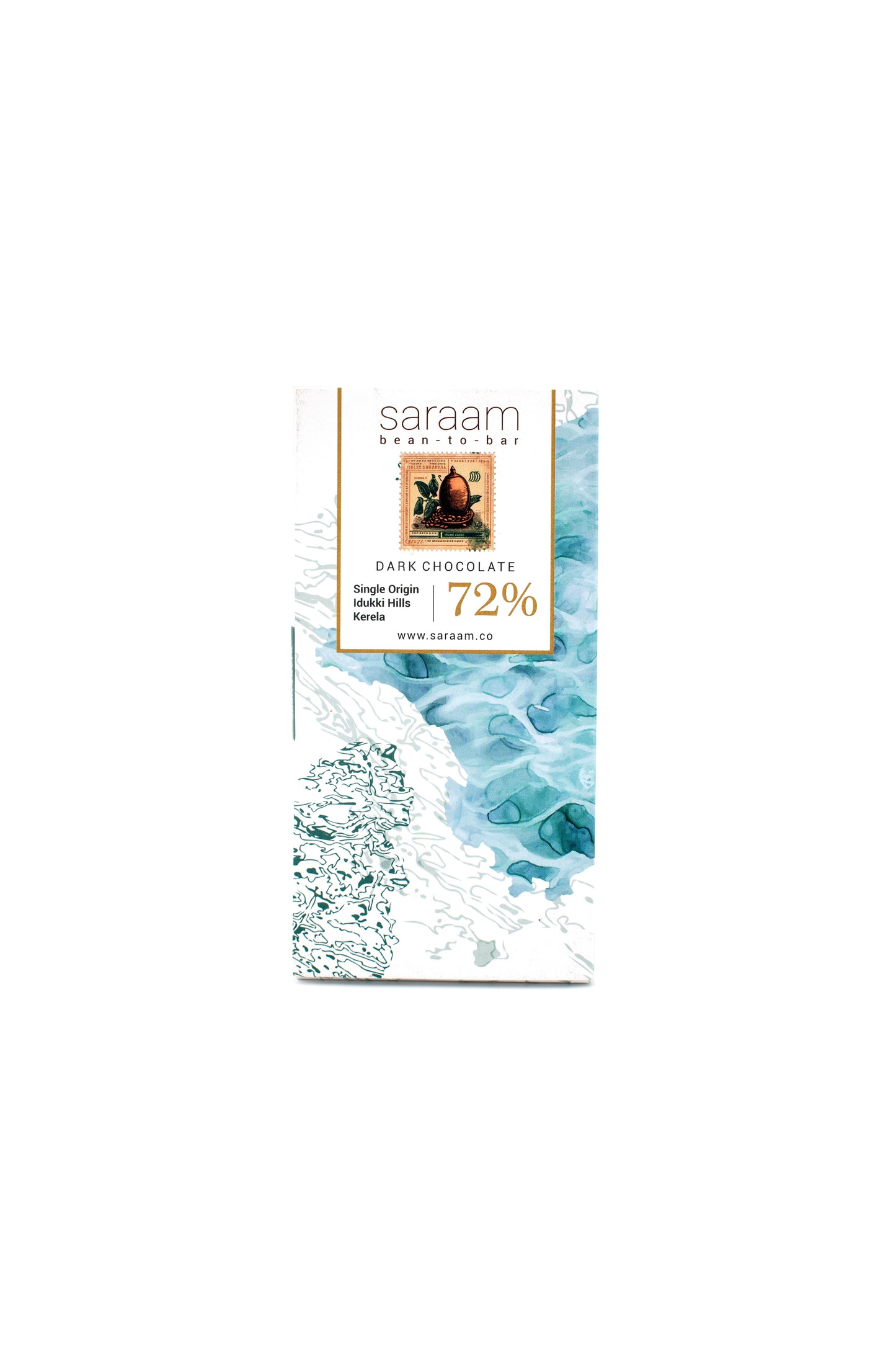 Saraam | 72% Dark Chocolate | Single-Origin| Idukki Hills | India | 70 gm