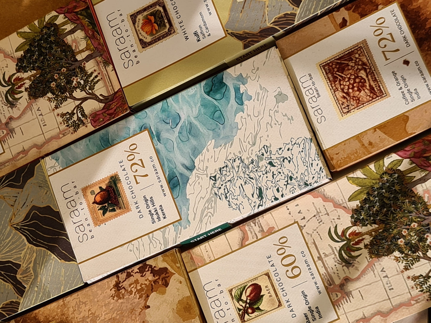 Saraam | Travel With Taste Collection | Pack of all 4 bars | 280 gm